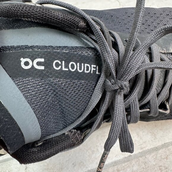 On Running Womens Cloudflow Athletic Workout Shoe Gray Pink White Size 9.5 - Picture 3 of 6